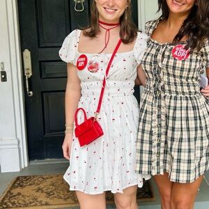 Francesca’s Cherry Print Dress